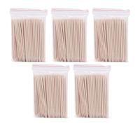 LIFKICH 500 pièces Bâtonnets à ongles en bois Bâtonnets de cire pour manucure et pédicure Outils pour nettoyage des ongles en salon