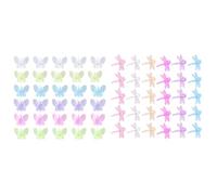 LIFKICH 60 Clips de Jardinage en Plastique de Libellule pour Soutien et Fixation des Plantes, Accessoires Créatifs pour Orchidées et Vigne en Jardin Couleur Aléatoire