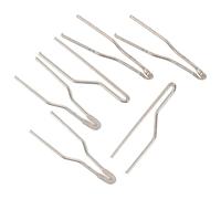 LIFKICH 6pièces Embouts Haute Impédance pour Pyrogravure Bois Pointes de Fil Chauffant pour Stylo Pyrograveur Modèles Finitions Plates Sphériques et Courbées pour Débutants