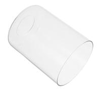 LIFKICH Abat-jour Verre Transparent Cylindrique pour Lampadaire et Applique Murale Haute Transmission Lumineuse Installation Facile Lumière Douce et Éclatante Décoration Intérieure