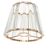 LIFKICH Abat-jour Verre Transparent Et Cristal Pour Lampe Domestique Petit Abat-jour Sphérique Vintage Cache-lampe Léger Et Résistant Pour Bureau Et Hôtel