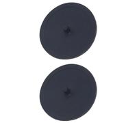 LIFKICH Accessoire Machine à Café 2pcs Tapis de Nettoyage Inversé en Caoutchouc Noir pour Machine Espresso, Facile à Nettoyer Fonction Back Flushing