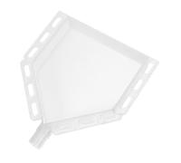 LIFKICH Bac de Récupération en Plastique pour Climatiseur Extérieur Trou Précis de 1,5cm, Accessoire Pratique pour Drainage D'eau Fluide et Prévention des Blocages
