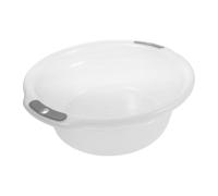 LIFKICH Bassine Ronde Usage Multifonctionnel en Plastique Transparent avec Poignées Sécurisées Simple et Élégant pour Lavage des Mains et Bain de Pieds
