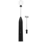 LIFKICH Batteur Électrique à Main Multifonction Noir avec Batterie 1200mah et Câble Usb, 2 Têtes de Mixeur Cuisine et Pâtisserie Facile