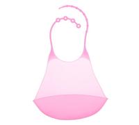 LIFKICH Bavoir Imperméable pour Adulte Rose, Protection en Tissu Lavable, Grand Format, pour Repas et Aide Alimentaire des Personnes Âgées, Protège-vêtements Réutilisable, Bavoir
