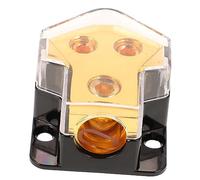 LIFKICH Bloc De Distribution d 39 Alimentation Audio De Voiture 1 En 2 Amplificateur De Voiture Répartiteur 12 v Pour Système Audio Distributeur De Terre Zinc 1 * 0ga En 2 * 4ga