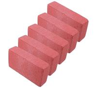 LIFKICH Bloc de Mousse Rouge Réaliste pour Tournages de Films, Réutilisable et Empilable, Lot de 5 Briques Légères pour Scènes de Maison Hantée