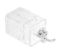 LIFKICH Boîte de Rangement Élégante pour Cotons-Tiges et Disques de Coton, Couvercle Hermétique, Adaptée pour Accessoires de Salle de Bain et Maquillage
