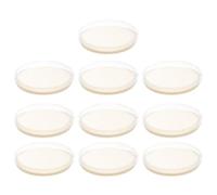 LIFKICH Boîtes de Petri à Agar Nutritif Pré-coulées 9 Cm, Lot de 10 Plaques Stériles en Milieu de Culture Tsa, pour Laboratoire Scientifique et Projets Éducatifs