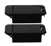 LIFKICH Boîtier de Batterie 9v Compatible Micros Actifs avec Mousse Anti-vibrations Plastique Léger Lot de 2 Pièces pour Remplacement Facile pour Guitare Électrique et Basse