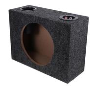 LIFKICH Boîtier de Caisson de Basses en Bois et Abs 10 Pouces pour Voiture Design Élégant, Intégration pour Subwoofer, Améliore la Performance Sonore