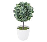 LIFKICH Bonsai Artificiel Sphérique Décoration De Bureau Fausse Plante Verte pour Intérieur Et Extérieur Ornement De Table Élégant Et Facile à Entretenir