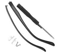 LIFKICH Branches de Lunettes Universelles de Rechange 1 Paire, Support de Branches Noires N°8, Accessoires pour Lunettes de Lecture et Soleil, Pièces de Rechange Confortables et Légères,