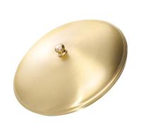 LIFKICH Cendrier en Laiton Couvercle Élégant et Facile à Nettoyer, Petit Couvercle de Cendrier pour Décoration Intérieure et Usage Domestique