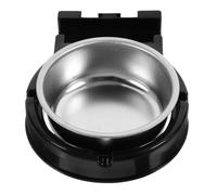 LIFKICH Cendrier Mural Acier Inoxydable Résistant Coupe-Vent Design Compact pour Salle de Bain Bureau et Lieux Commerciaux Facile à Nettoyer et Finition Noire Élégante