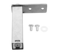 LIFKICH Charnière de Porte pour Réfrigérateur en Acier Inoxydable Argenté Joint Étanche et Précision, Accessoire de Remplacement pour Porte de Congélateur à Usage Domestique