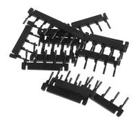 LIFKICH Clips 40 Pièces Noirs en Plastique pour Extensions de Cheveux Fixation Sécurisée et Réinstallation Rapide, Support pour Perruques et Coiffures