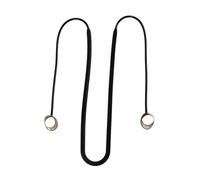 LIFKICH Cordon Anti-Perte pour Écouteurs sans Fil Pro Sangle Silicone Souple Et Résistante Support Autour du Cou (Noir)