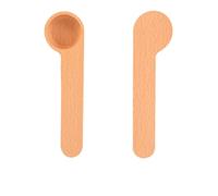 LIFKICH Cuillère Doseuse en Bois Multifonction Pince de Fermeture pour Sachets, Ustensile Cuisine Vintage Marron, pour Conserver Café et Épices Frais