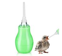 LIFKICH Dispositif d'alimentation Structure Simple en Plastique Vert et Matériau Sûr, Sevrage des Oiseaux pour Pigeons et Petits Animaux