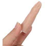 LIFKICH Doigt de Simulation en Silicone Capsules d'Entraînement, Modèle Pratique pour Perfectionner les Techniques de Nail Art, Adapté aux Prothésistes Ongulaires