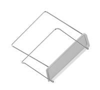 LIFKICH Égouttoir Latéral en Acier Inoxydable Argenté Bac Intégré, Support à Torchons et Porte-éponge, Organisateur Pratique Cuisine, Nettoyage et Rangement