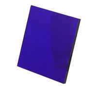 LIFKICH Feuille de Verre Cobalt Bleu pour Expérience Scientifique, Outil D'expérimentation Physique en Verre, Facile à Transporter, Applications Polyvalentes pour Enseignement Scolaire