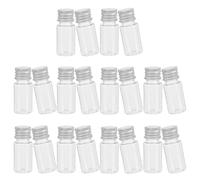 LIFKICH Flacons Rechargeables 10ml Étanches et Hermétiques en Aluminium et Plastique Lot de 20 pour Huiles Essentielles et Cosmétiques en Voyage ou Usage Quotidien