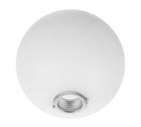 LIFKICH Globe Lamp Shade With Metal Screw Base Frosted Acrylic Round Ball Lampshade For Pendant And Wall Lighting And Easy To Clean Sphere Cover For Living Bedroom