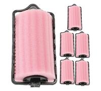 LIFKICH Hair Rollers Sponge 6pcs Soft Curlers for Long Hair Comfortable Sleep-in Styling Tools for Women Home Use Professional Use