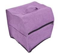 LIFKICH Housse Anti-poussière pour Machine à Coudre avec Poignées, Pourpre | Oxford Robuste, Six Poches Zippées et Ouvertes, Accès Rapide, Pliable, pour Surjeteuses et Cours de Couture