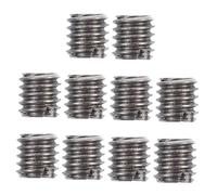 LIFKICH Inserts Filetés Inox M2 X M4 X 4 MM, Lot de 10 Pièces, Connecteurs Filetés pour Fixation Meubles en Bois, Adaptés à L'Impression 3D et Bricolage