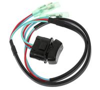 LIFKICH Interrupteur en Plastique de Remplacement de Trim et D'inclinaison Noir Fiable et Solide pour Moteur Hors-bord pour Bateau