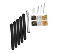 LIFKICH Kit de Perceuse Manuelle pour Loisirs Résine Outils Ensemble Couleurs Adapté Au Perçage Précis Pâte Polymère