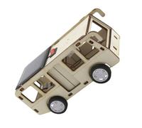 LIFKICH Kit Solaire de Bus Modulaire pour Garçon et Filles Assemblage Facile en Bois et Plastique, Projet Scientifique Éducatif pour t Exposition