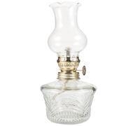 LIFKICH Lampe à Pétrole Vintage en Verre 18 Cm Couvercle pour Éclairage Intérieur, Lanterne à Pétrole Décorative pour Maison et Bureau, Lampe à Kérosène Rétro Sécurisée