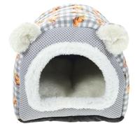 LIFKICH Lit Confortable pour Oiseaux avec cachette épaisse en Coton, adapté aux Jeunes cobayes Durant l'hiver