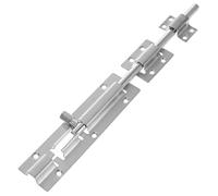 LIFKICH Loquet à Barillet Acier Inoxydable Targette Coulissante Polyvalente pour Porte Fenêtre et Portail Verrouillage Effraction Adaptable pour Maison et Bureau