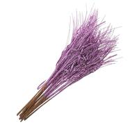 LIFKICH Lot de 12 Pics Décoratifs pour Sapin de Noël en Fil de Fer et Plastique Pourpre, Tiges Bou s Pailletées, Décor Réaliste et Pratique pour Bibliothèque ou Pièce
