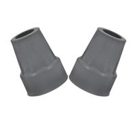 LIFKICH Lot de 2 Embouts Caoutchouc pour Béquilles et Cannes Antidérapants en Caoutchouc Grip Sécurisé pour Personnes Âgées et Handicapées