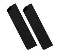 LIFKICH Lot de 2 Étuis Protège-Couteaux Floqués Noirs Compatibles Lames 3-35 Pouces Housses de Protection Compactes pour Couteaux de Voyage et Usage Extérieur Manchons Solide