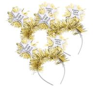 LIFKICH Lot de 3 Serrage-têtes pour Cheveux en Cortex Léger Design Pentagramme Unique, Accessoires Décoratifs pour Festival et Cosplay Garçon et Filles