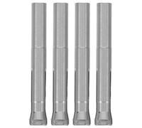 LIFKICH Mandrin à Pince à Ressort en Acier Inoxydable 4pcs pour Perceuse à Ongles Électrique, Système de Serrage Sécurisé, pour Usage Professionnel Domicile