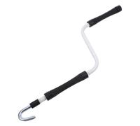 LIFKICH Manivelle de Store de Canopée en Métal Crochet, Manivelle Manuelle Résistante à l'usure pour Auvent Extérieur et Intérieur 0,6 Mètre
