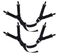 LIFKICH Mentonnière pour Casque de Sécurité en PP, Lot de 2 Jugulaires Élastiques Résistantes pour Usage Professionnel sur Chantier