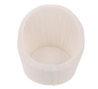 LIFKICH Mini Canapé de Pose Blanc pour -né, Fauteuil Bébé Confortable en Mousse de Coton, Accessoire Stable pour Séance Photo à Domicile Intérieure