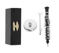 LIFKICH Modèle Miniature de Hautbois en Métal Noir, Décoration Créative et Raffinée pour Bureau ou Décoration Intérieure Maison Couleur Aléatoire