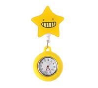 LIFKICH Montre de Poche en Plastique D'infirmière Télescopique Jaune