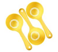 LIFKICH Moule à Boulettes de Riz Antiadhésif 3 Pièces Jaune Cuillère et Spatule pour Ustensiles Cuisine et Préparation de Sushi 7.28X3.15X1.57In